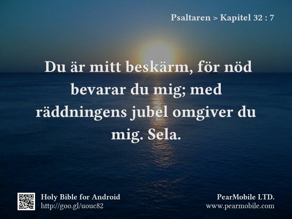 Psaltaren, Kapitel 32:7